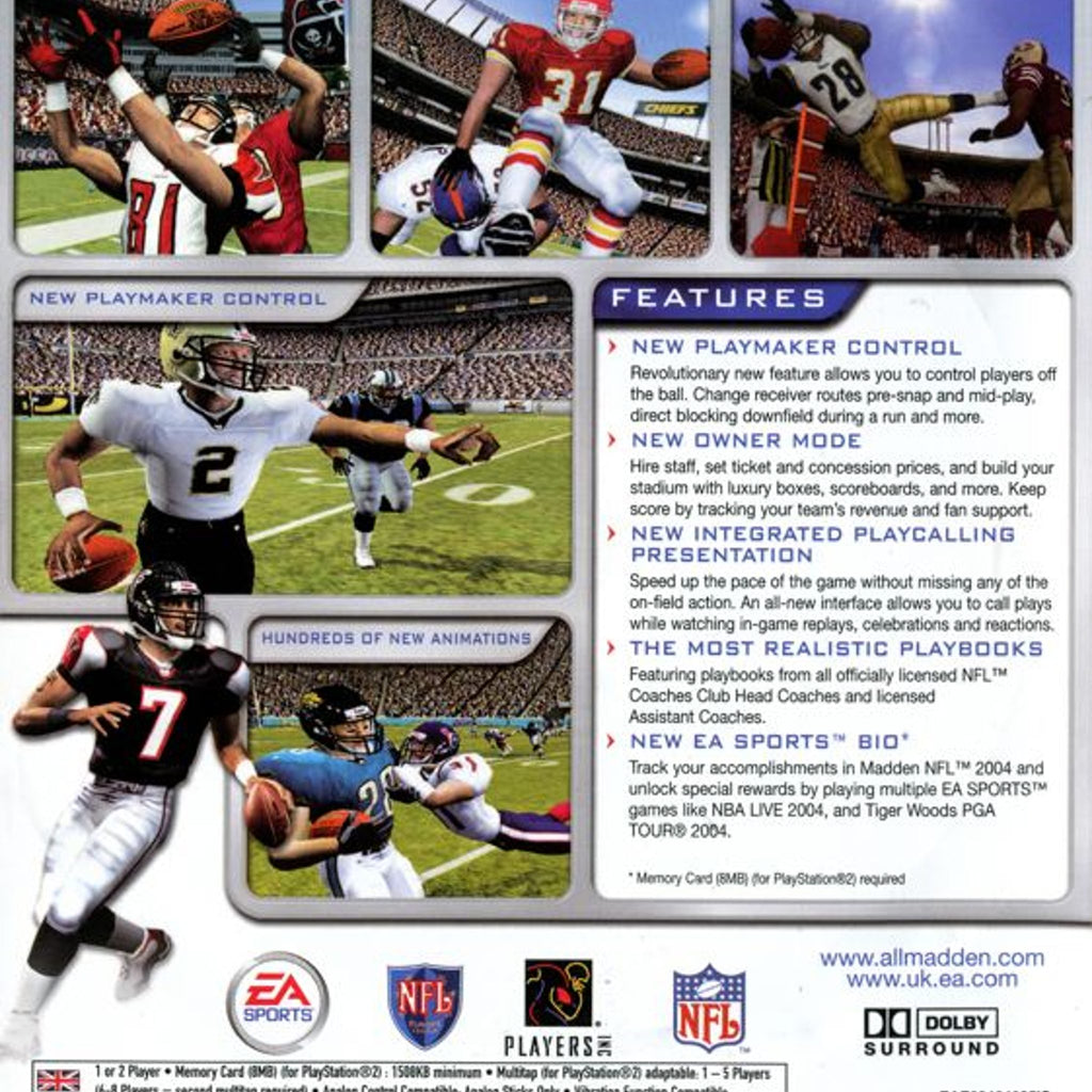 Electronic Arts Madden NFL 2004 - PlayStation 2
