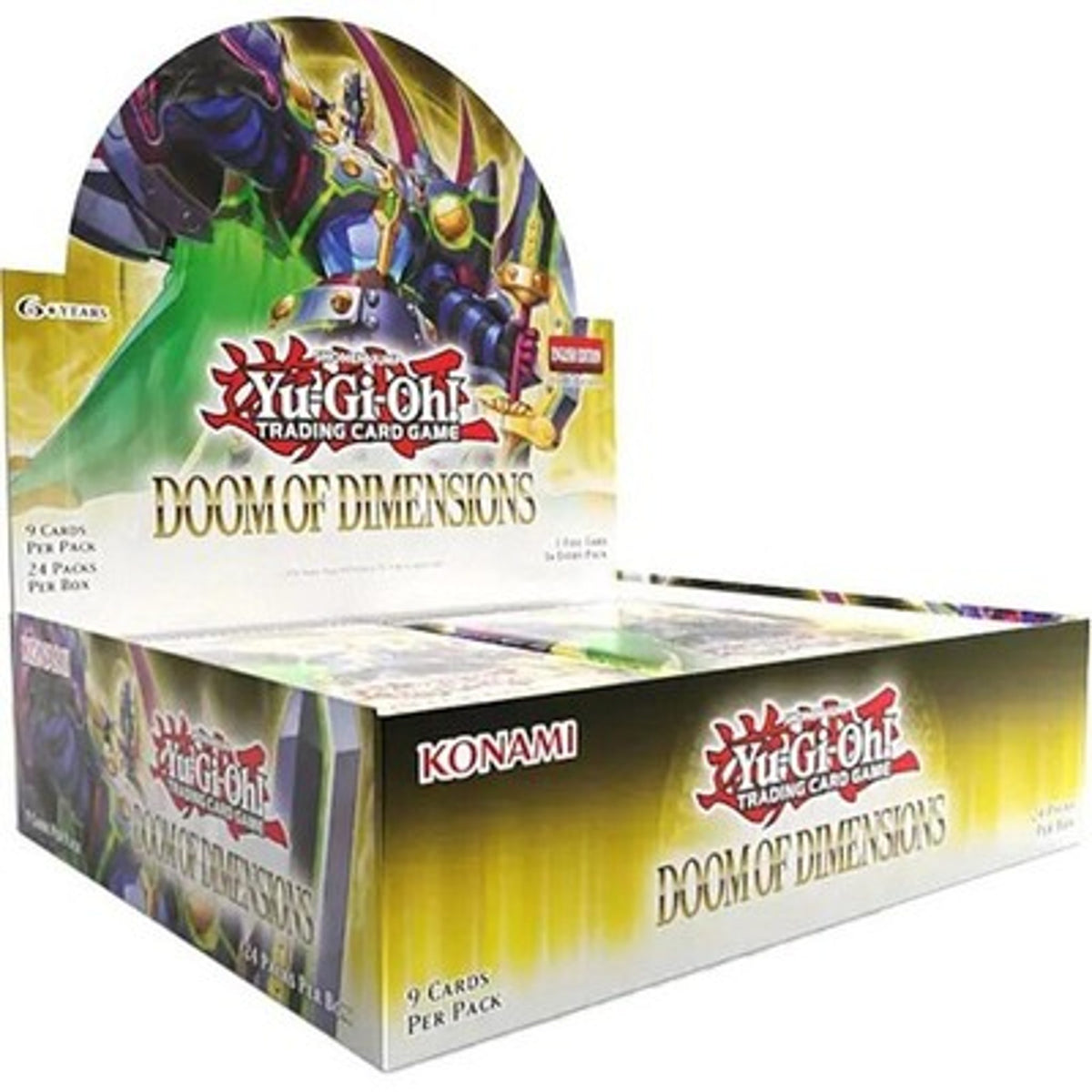 Yu-Gi-Oh Doom of Dimensions Trading Card Booster Box