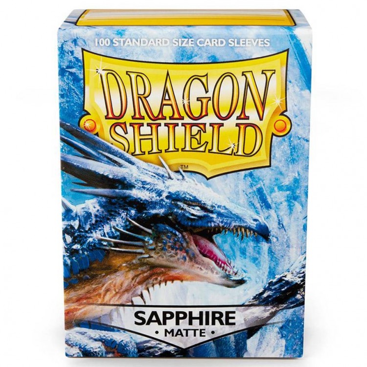 Dragon Shield Matte Sapphire Sleeves 100ct 63x88mm
