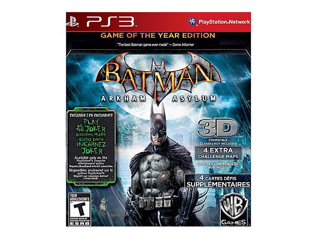 Warner Bros Batman: Arkham Asylum Game of the Year US