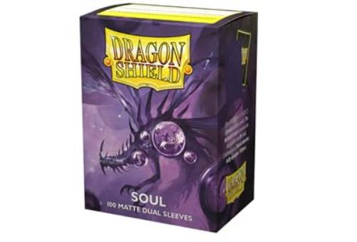 Dragon Shield 100ct Standard Size Dual Matte Metallic Purple (Soul) Sleeves