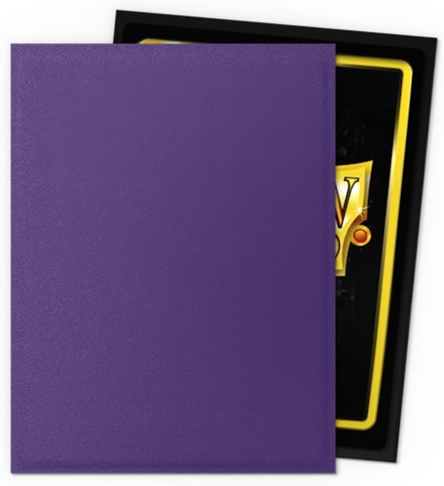 Dragon Shield 100ct Standard Size Dual Matte Metallic Purple (Soul) Sleeves