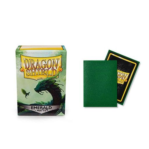 Dragon Shield TCG - 100 Matte Trading Card Sleeves - Emerald