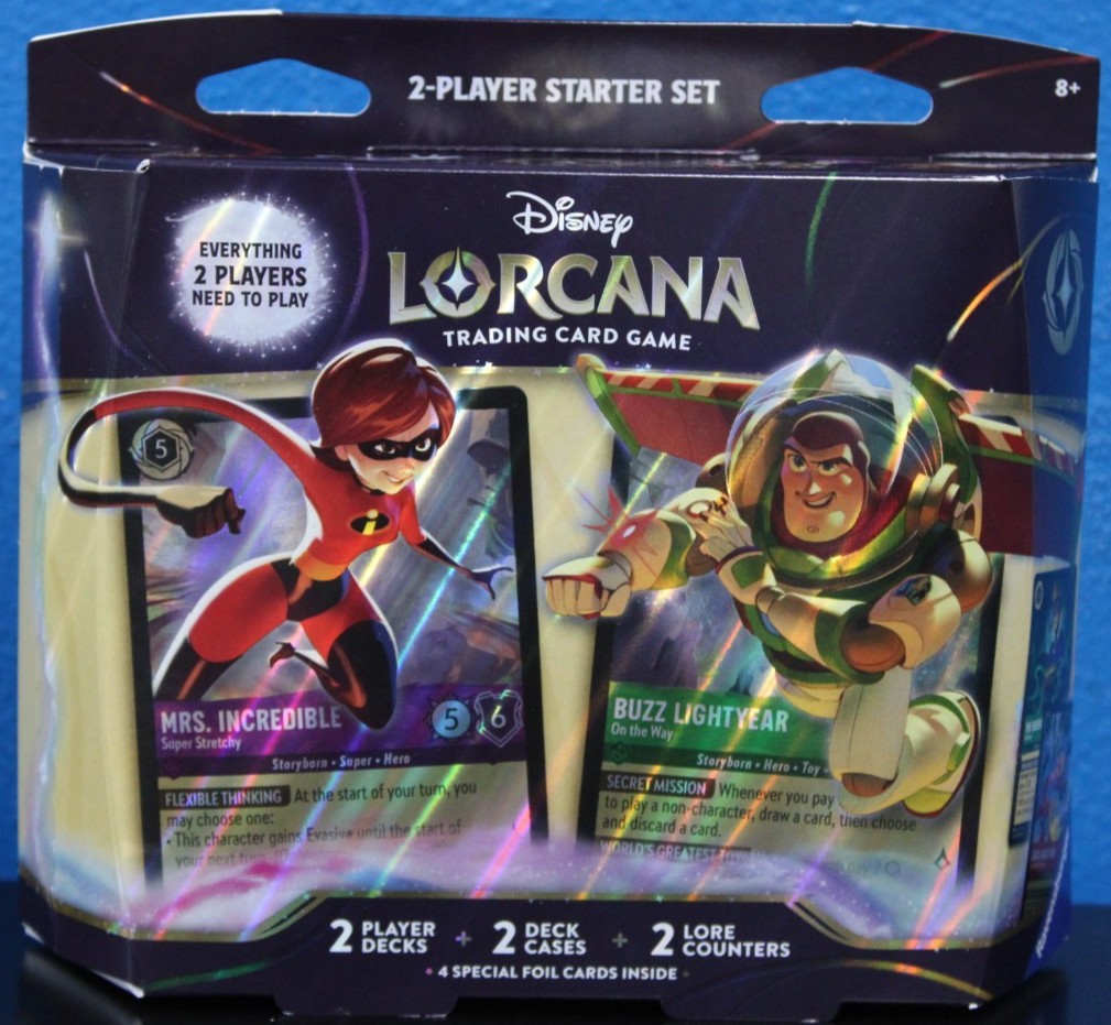 Disney Lorcana Two-Player Deck: Elastigirl & Buzz Lightyear