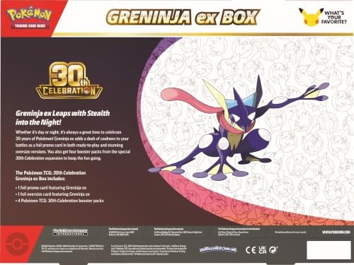 Pokémon 30th Celebration Ex Box