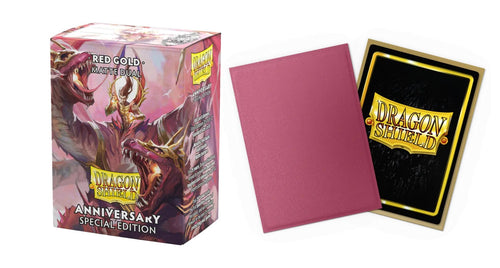 Arcane Tinmen Dragon Shield Sleeves Matte Dual Red Gold, Pack of 1