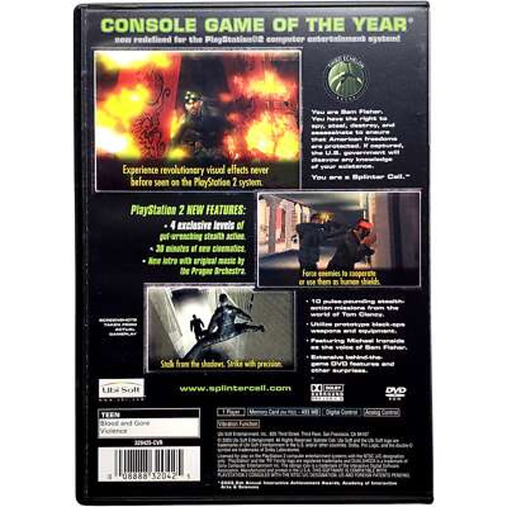 Ubisoft Splinter Cell Restored for PlayStation 2