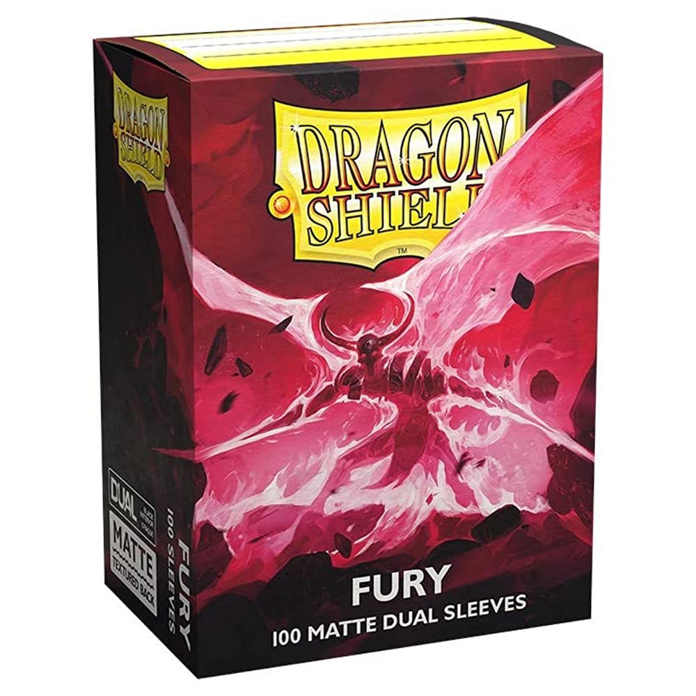 Dragon Shield - Standard Dual Matte Fury Sleeves 100 Pack