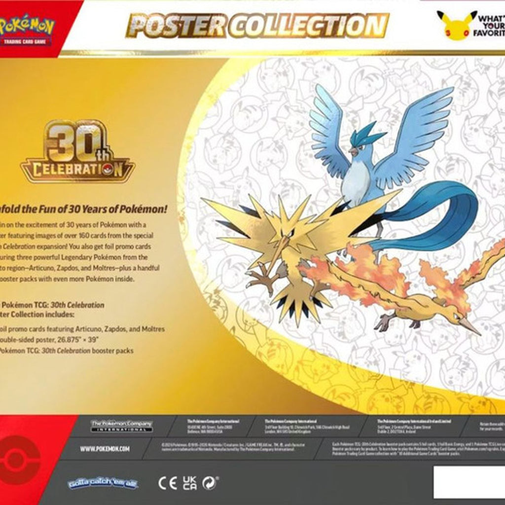 Pokémon 30th Celebration Poster Collection