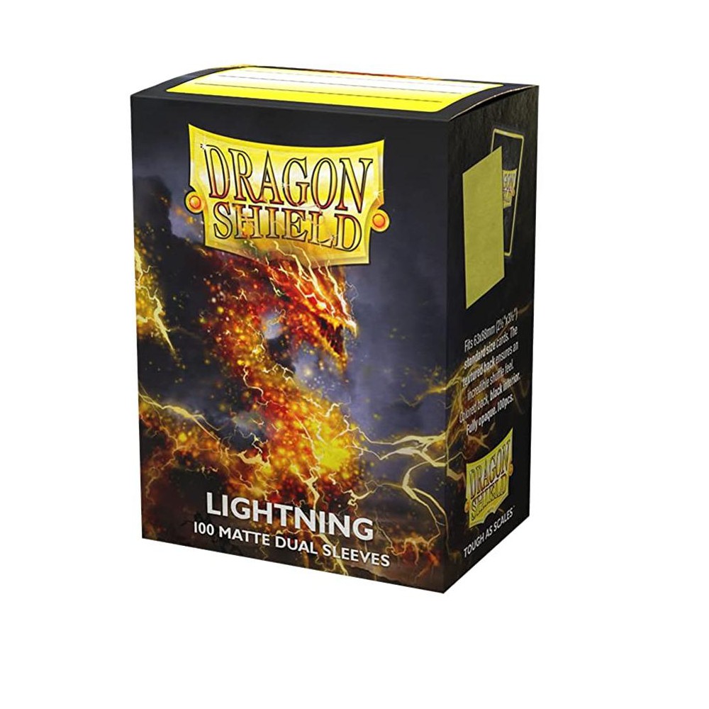 Dragon Shield Dual Matte Lightning Yellow Ailia Sleeves, Pack of 1