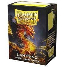 Dragon Shield Dual Matte Lightning Yellow Ailia Sleeves, Pack of 1