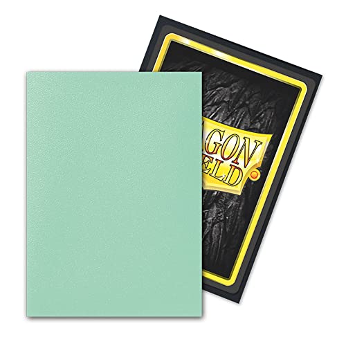 Dragon Shield Standard 100ct Dual Matte Eucalyptus Pastel Green Sleeves 63x88mm