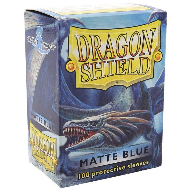 Dragon Shield Sleeves Blue Matte (100) - 63x88 Mm