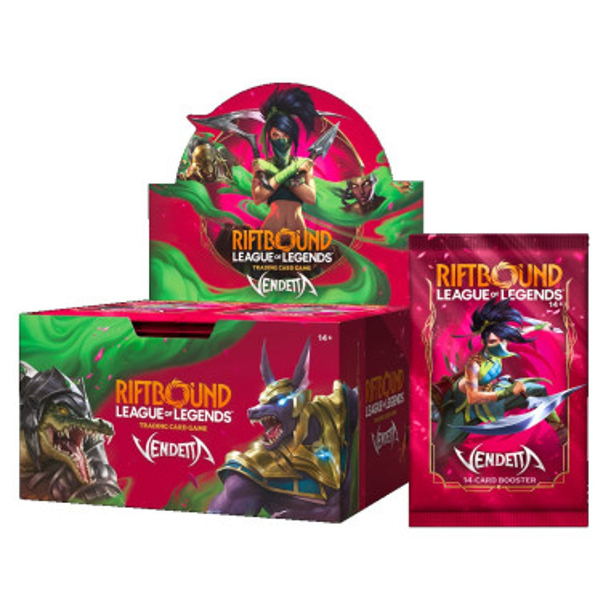League Of Legends Riftbound Vendetta - Booster Display