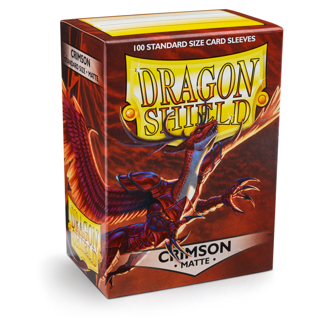 Arcane Tinmen Dragon Shield Crimson Matte Sleeves, 100 Pack