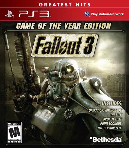 Bethesda Fallout 3 PS3 Game GOTY Greatest Hits - Very Good