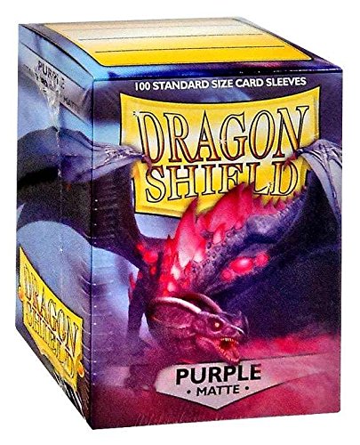 Dragon Shield Standard 100ct Matte Purple Sleeves 63x88mm