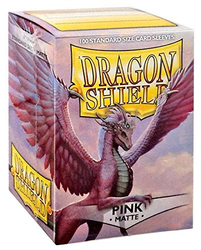 Arcane Tinmen Dragon Shield Matte Pink Sleeves 100ct 63x88mm