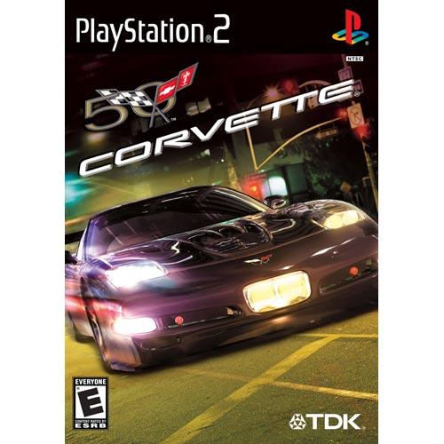 TDK Games Corvette - Sony PS2, Tested, Great Shape!