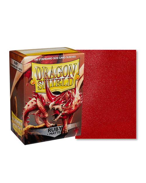 Arcane Tinmen Dragon Shield Ruby Sleeves 100 Pack 88 mm