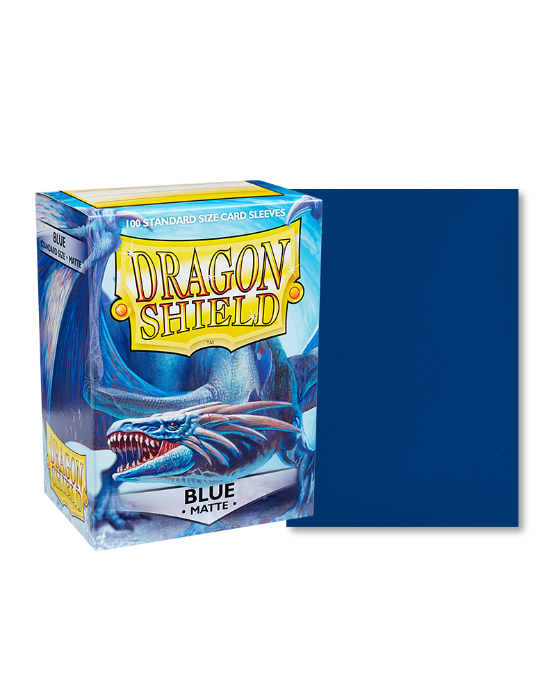 Dragon Shield Sleeves Blue Matte (100) - 63x88 Mm
