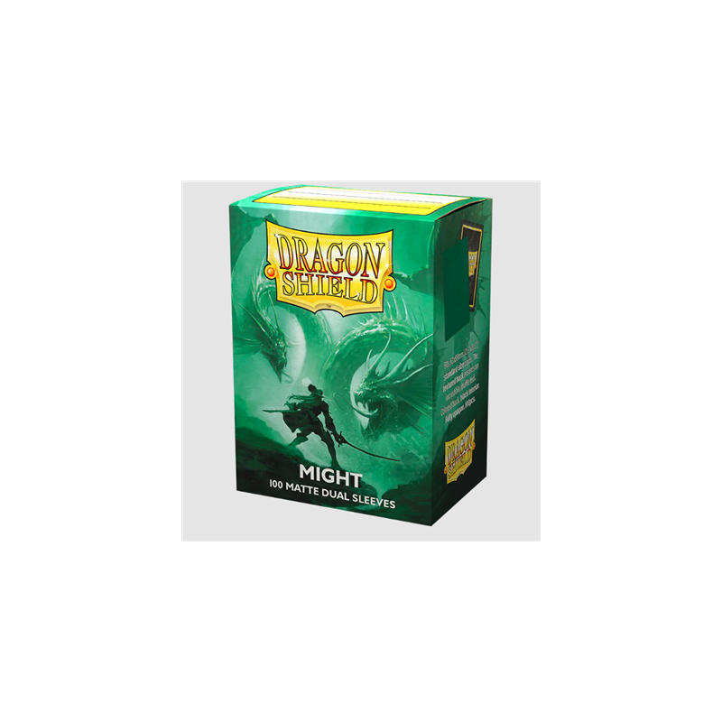 Arcane Tinmen Dragon Shield Dual Matte Might Green Sleeves 100ct