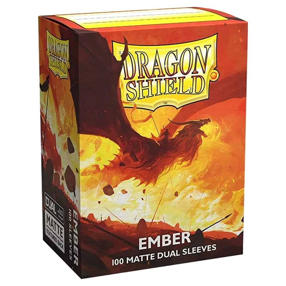 Dragon Shield Dual Matte Ember Sleeves 100 Pack