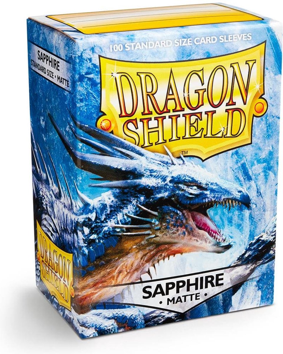 Dragon Shield Matte Sapphire Sleeves 100ct 63x88mm