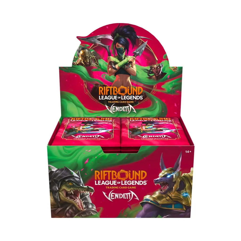 League Of Legends Riftbound Vendetta - Booster Display