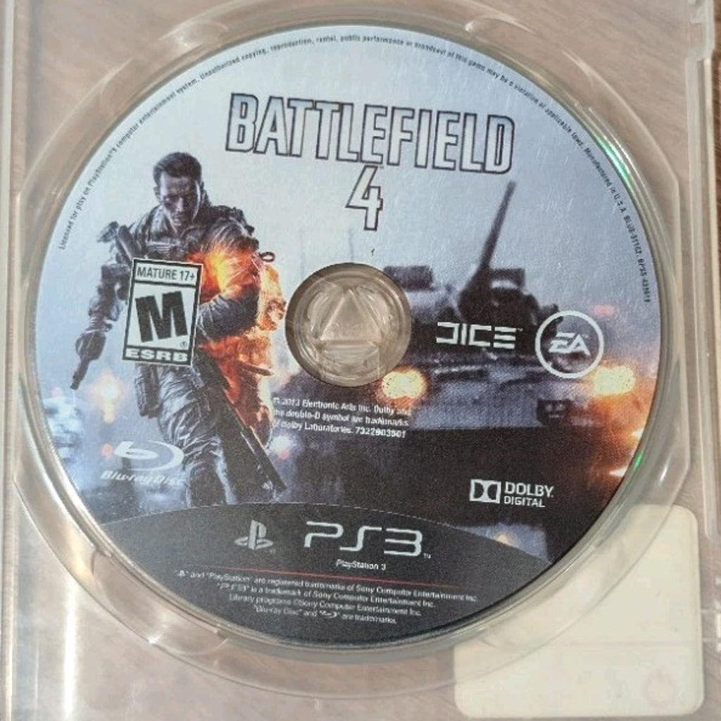Electronic Arts Battlefield 4 for PS3, Disc Only