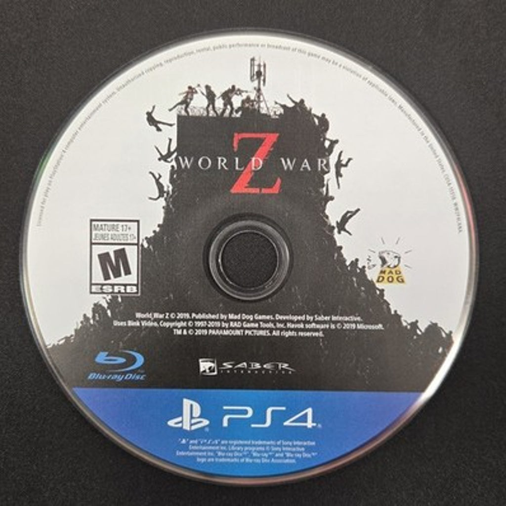 Mad Dog Games World War Z for PlayStation 4