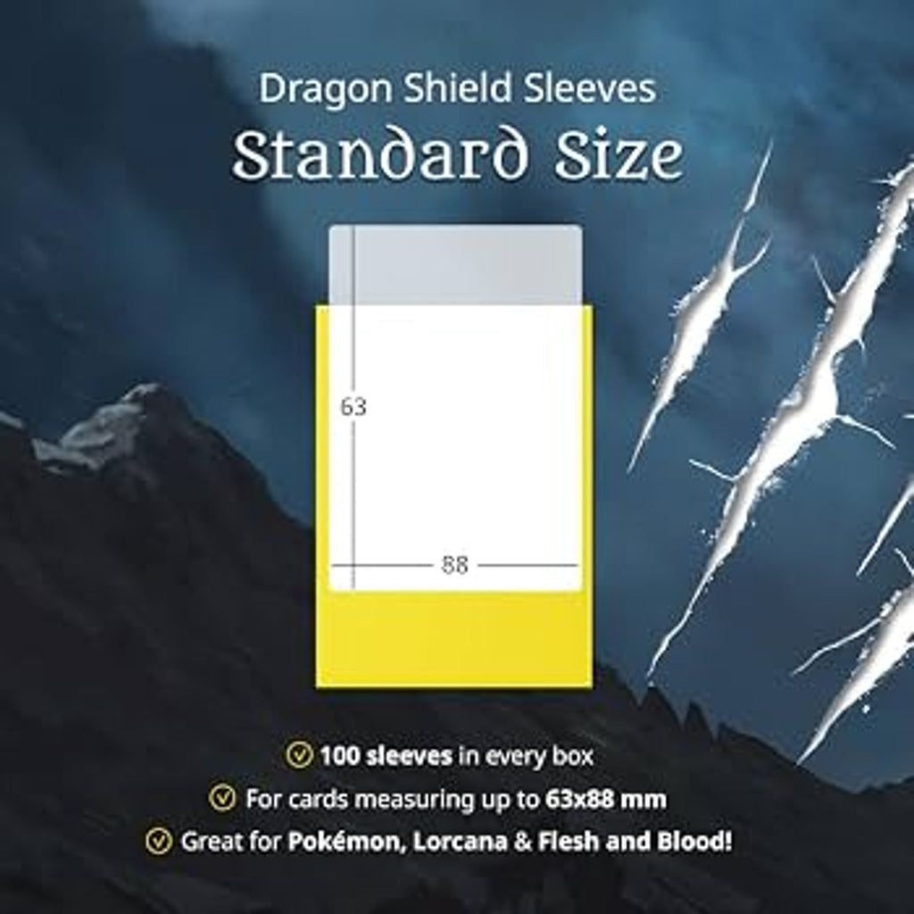 Arcane Tinmen Dragon Shield Matte Sleeves Standard Size Pack of 100