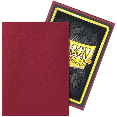 Dragon Shield Standard 100ct Matte Blood Red Sleeves 63x88mm