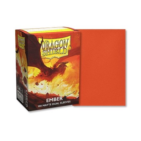 Dragon Shield Dual Matte Ember Sleeves 100 Pack