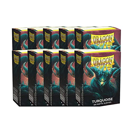 Dragon Shield - Turquoise Atebeck Matte Card Sleeves (100)