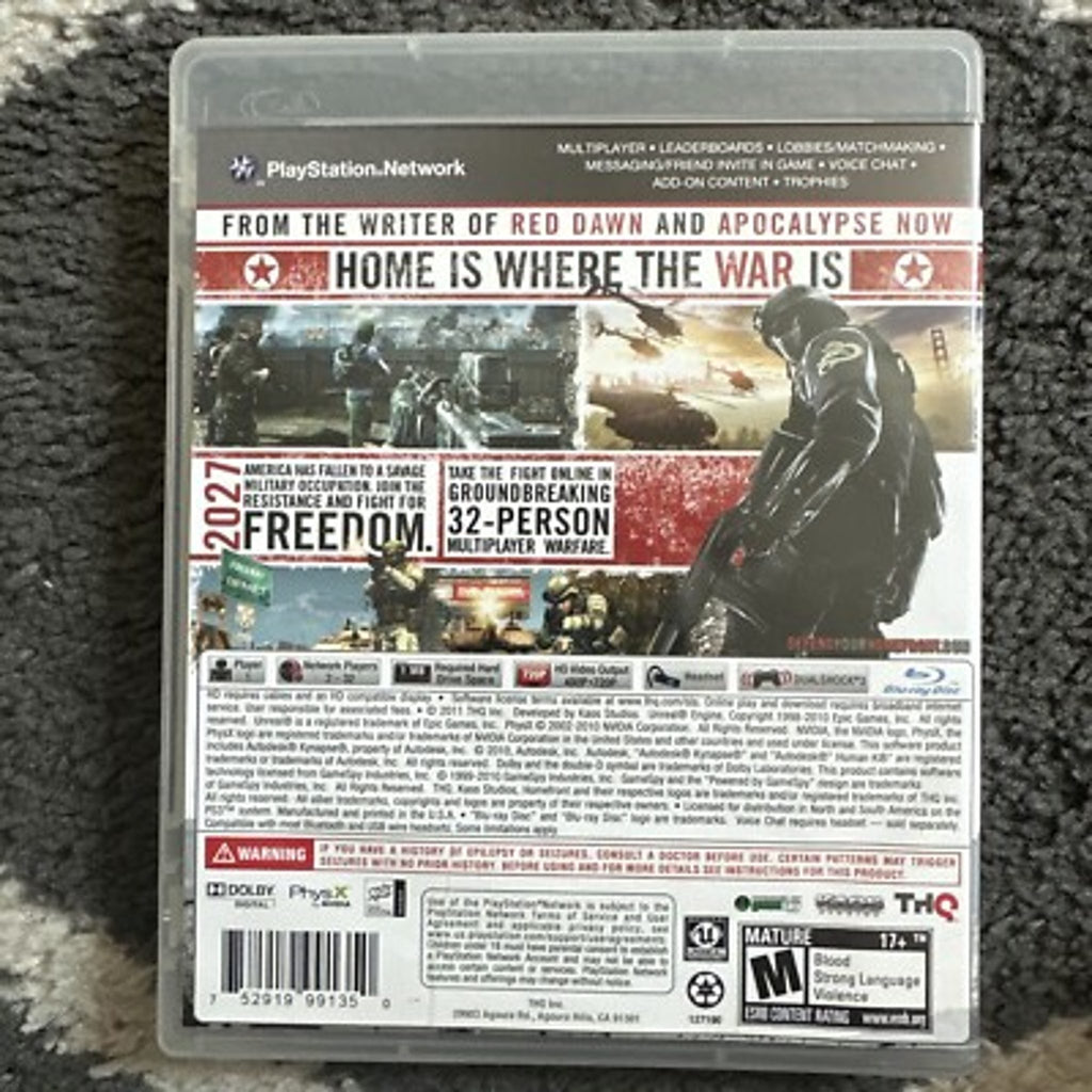 THQ Inc. Homefront for PlayStation 3