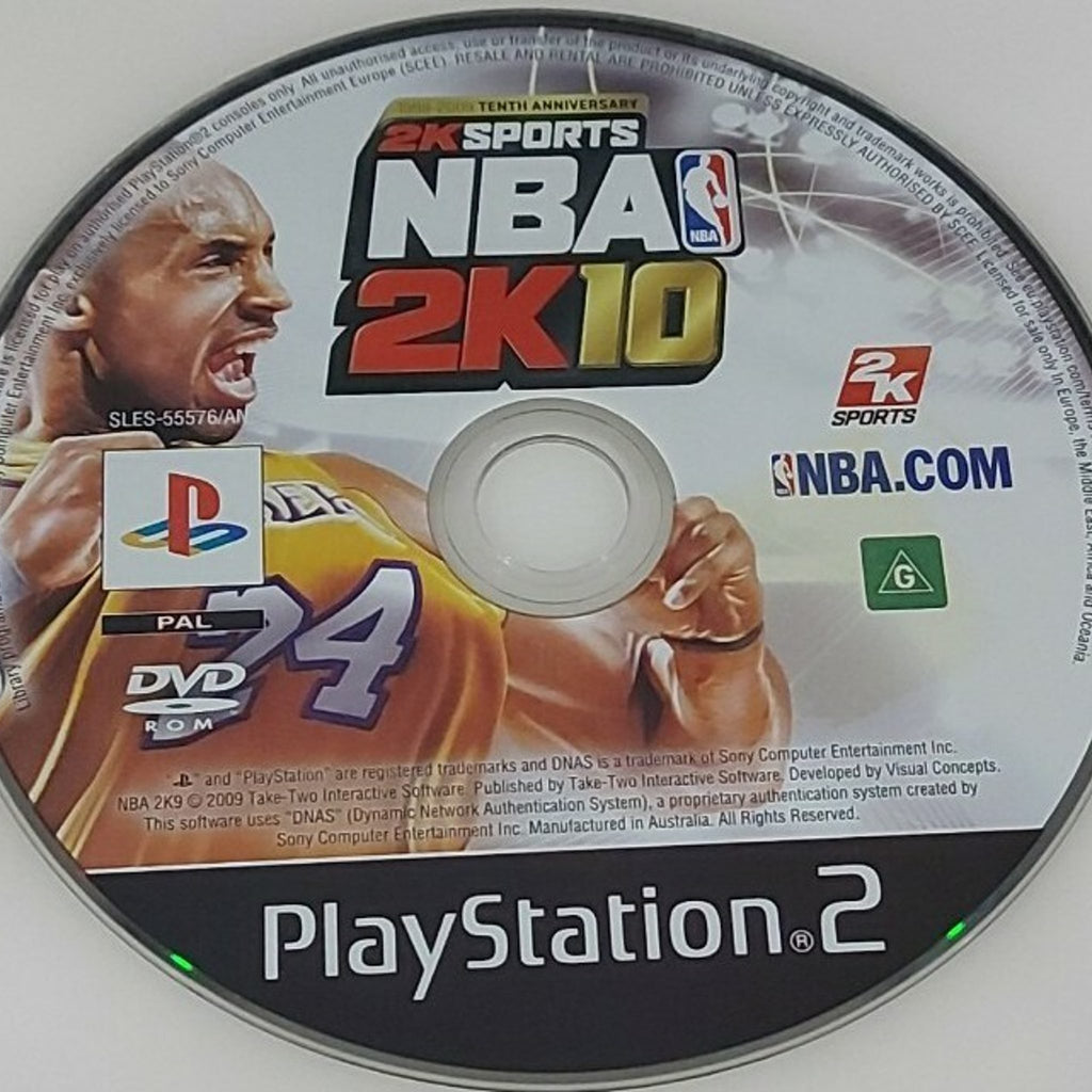 Take-Two Interactive NBA 2K10 - Playstation 2, Used