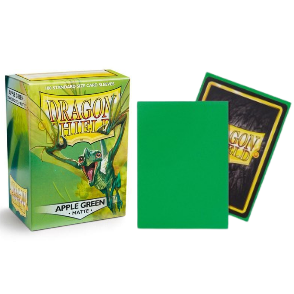 Arcane Tinmen Dragon Shield Matte Apple Green Sleeves 100ct