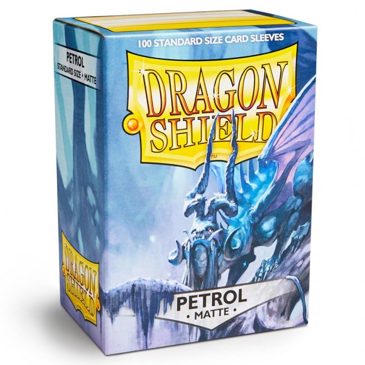 Arcane Tinmen Dragon Shield Matte Petrol Teal Sleeves 100ct