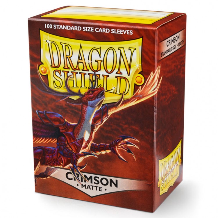 Arcane Tinmen Dragon Shield Crimson Matte Sleeves, 100 Pack