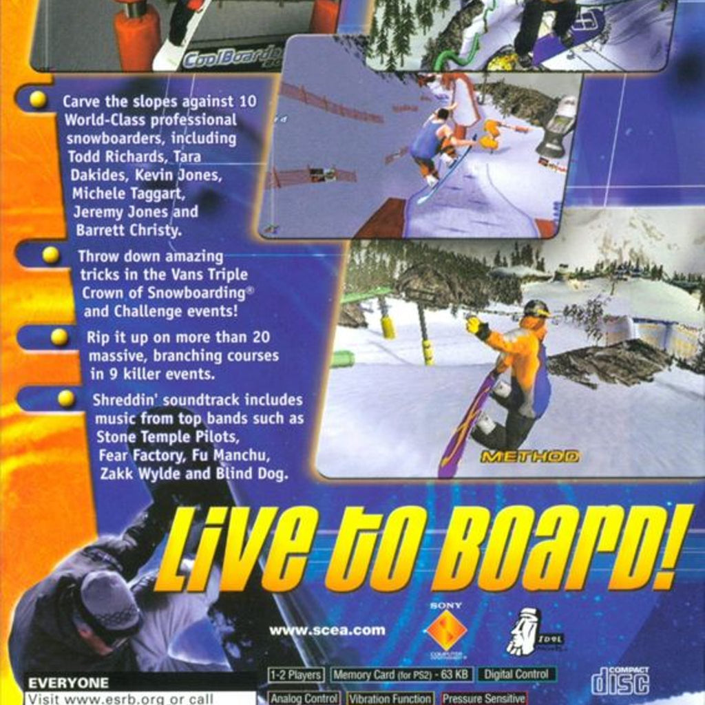 Sony Computer Entertainment Cool Boarders 2001 for Playstation 2