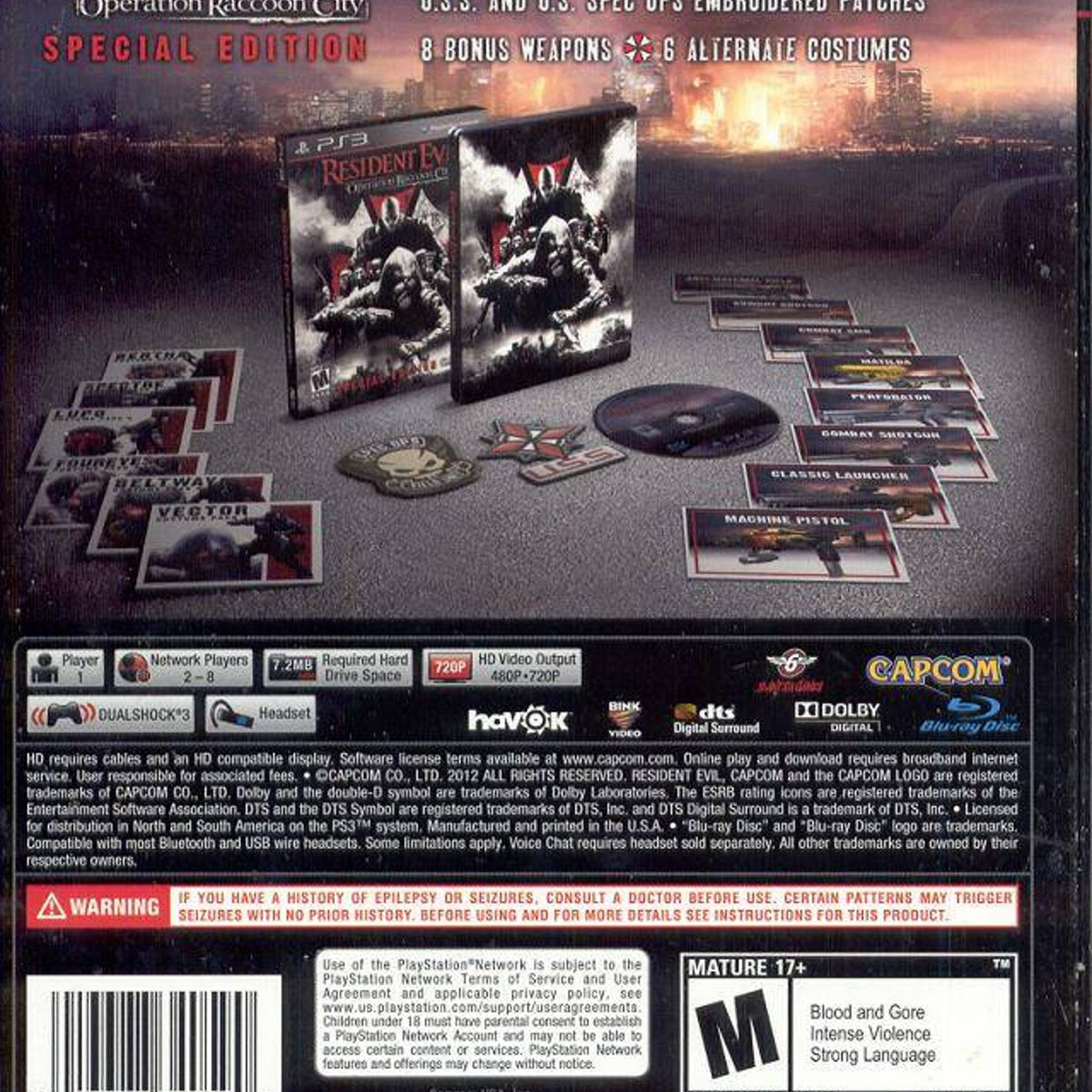 Capcom Resident Evil: Operation Raccoon City for PlayStation 3