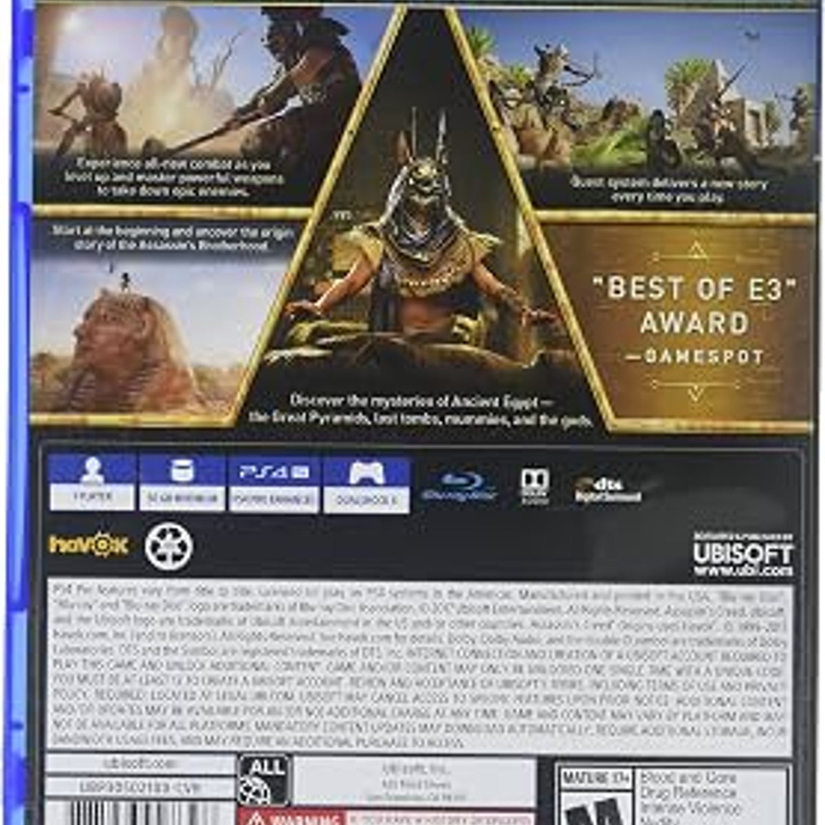 UbiSoft Assassin's Creed Origins - Day One Edition PS4