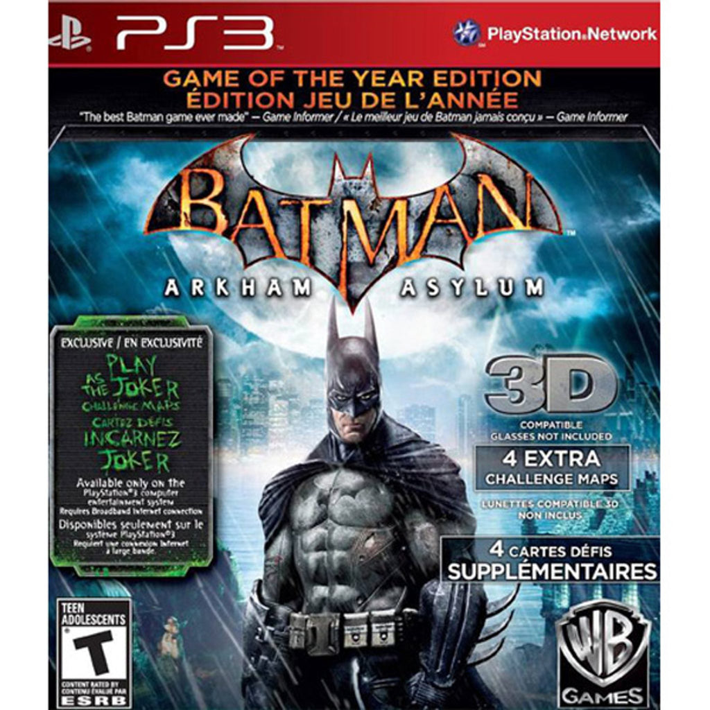 ONLINE Batman: Arkham Asylum for Playstation 3