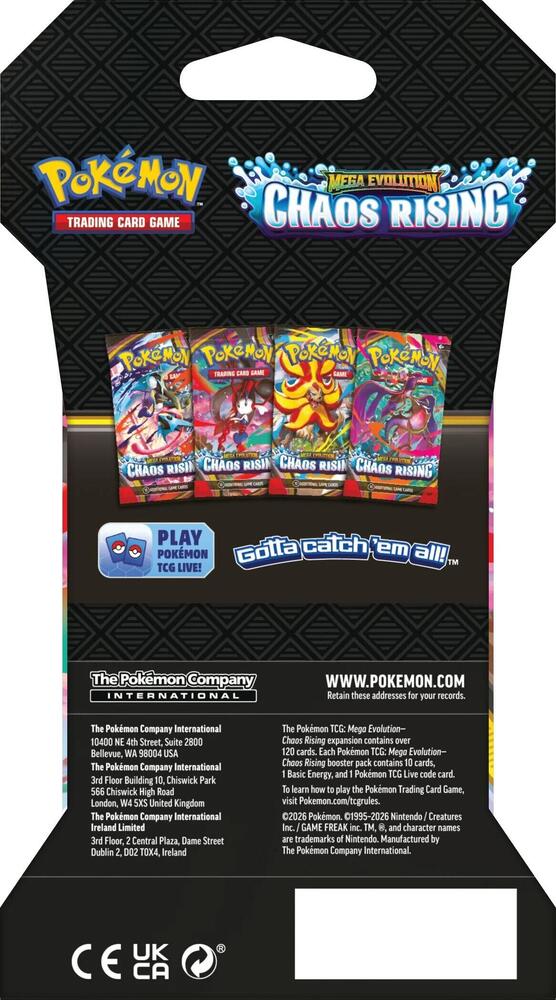 Chaos Rising Sleeved Booster Pack - ME04: Chaos Rising