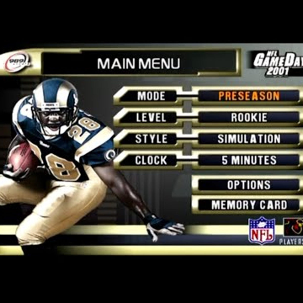 Playstation NFL Gameday 2001 for Sony PS2