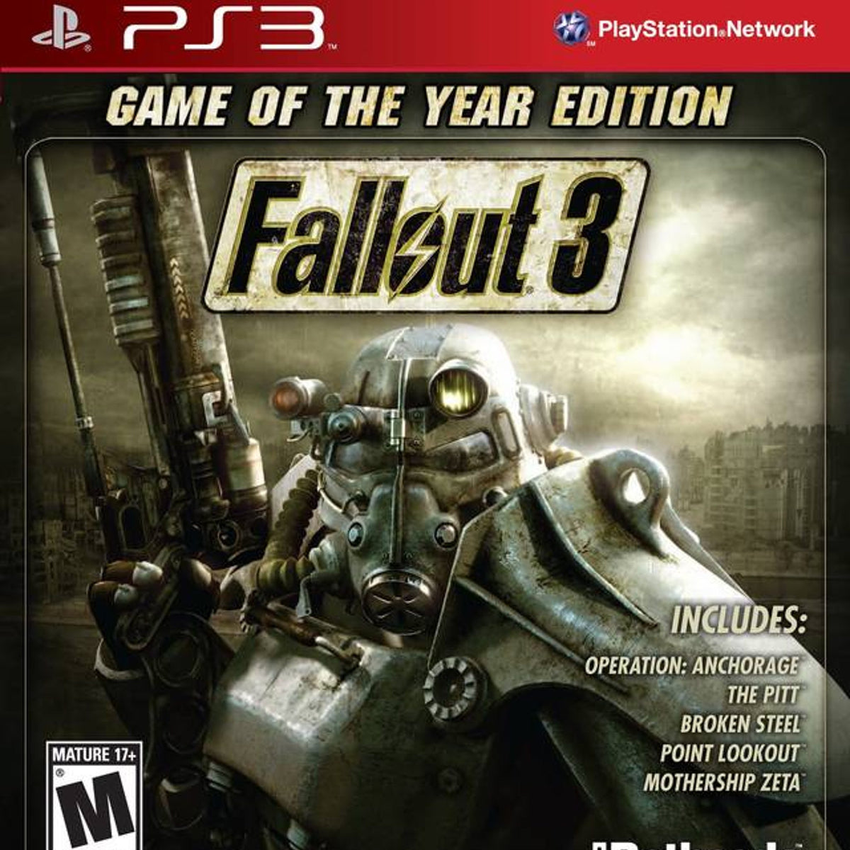 Bethesda Fallout 3 PS3 Game GOTY Greatest Hits - Very Good