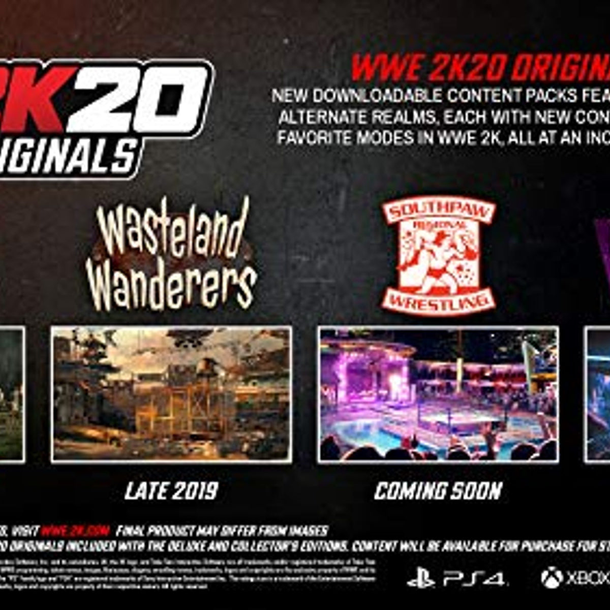 2K WWE 2K20 Video Game - All Sizes Available