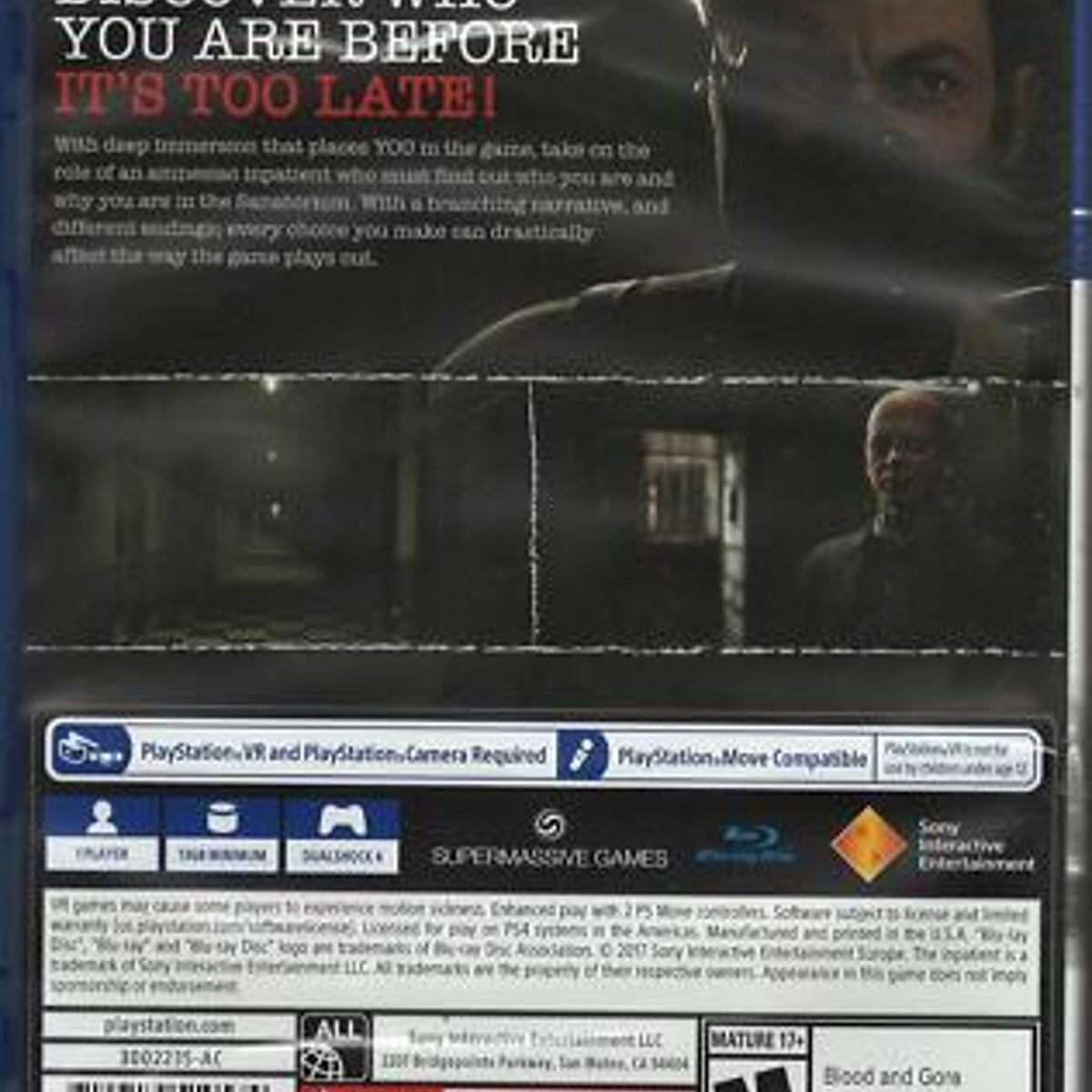 Sony The Inpatient - PlayStation VR US