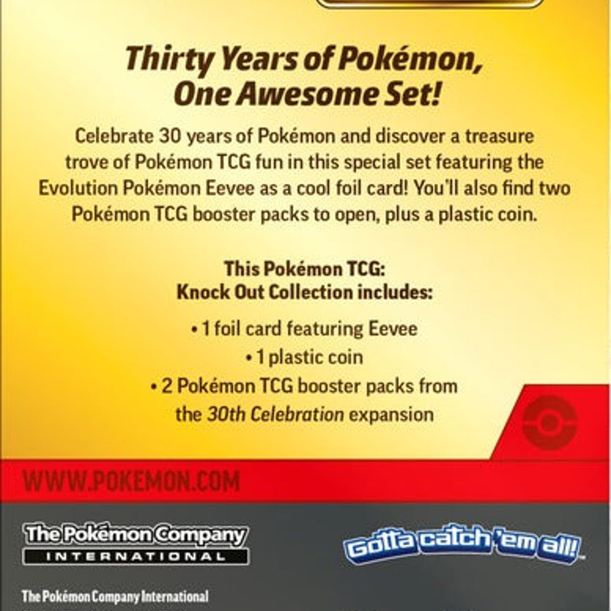 Pokémon 30th Celebration Knock Out Collection